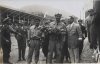 Fotografía de Bartolomeo Costantini, ganador del I Gran Premio de España, junto a Ettore Bugatti