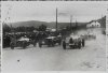 Fotografía de la salida del Gran Premio de España de 1933, a la cabeza los automóviles de Juan Zanelli, Eugenio Siena y Marcel Lehoux